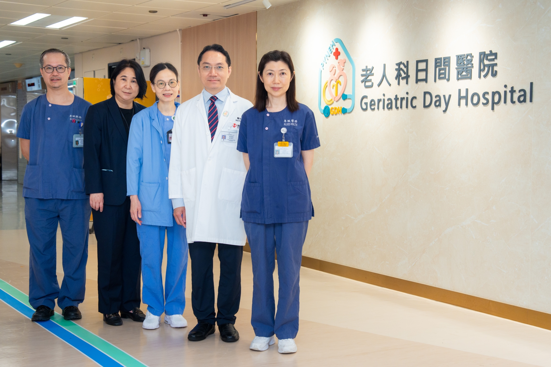 Under the concerted efforts of Dr Jonathan Chan (second right) and his team, GDH has successfully completed its upgrade earlier this year.