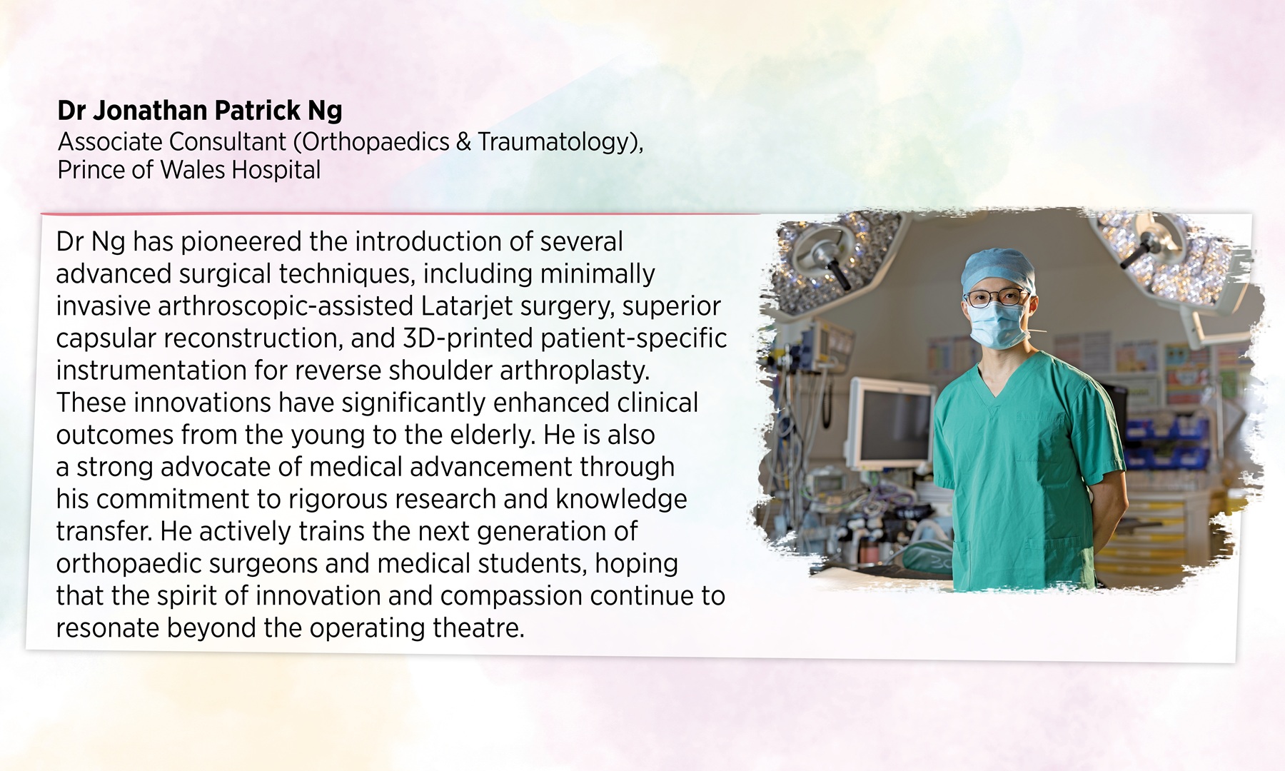 Dr Jonathan Patrick Ng