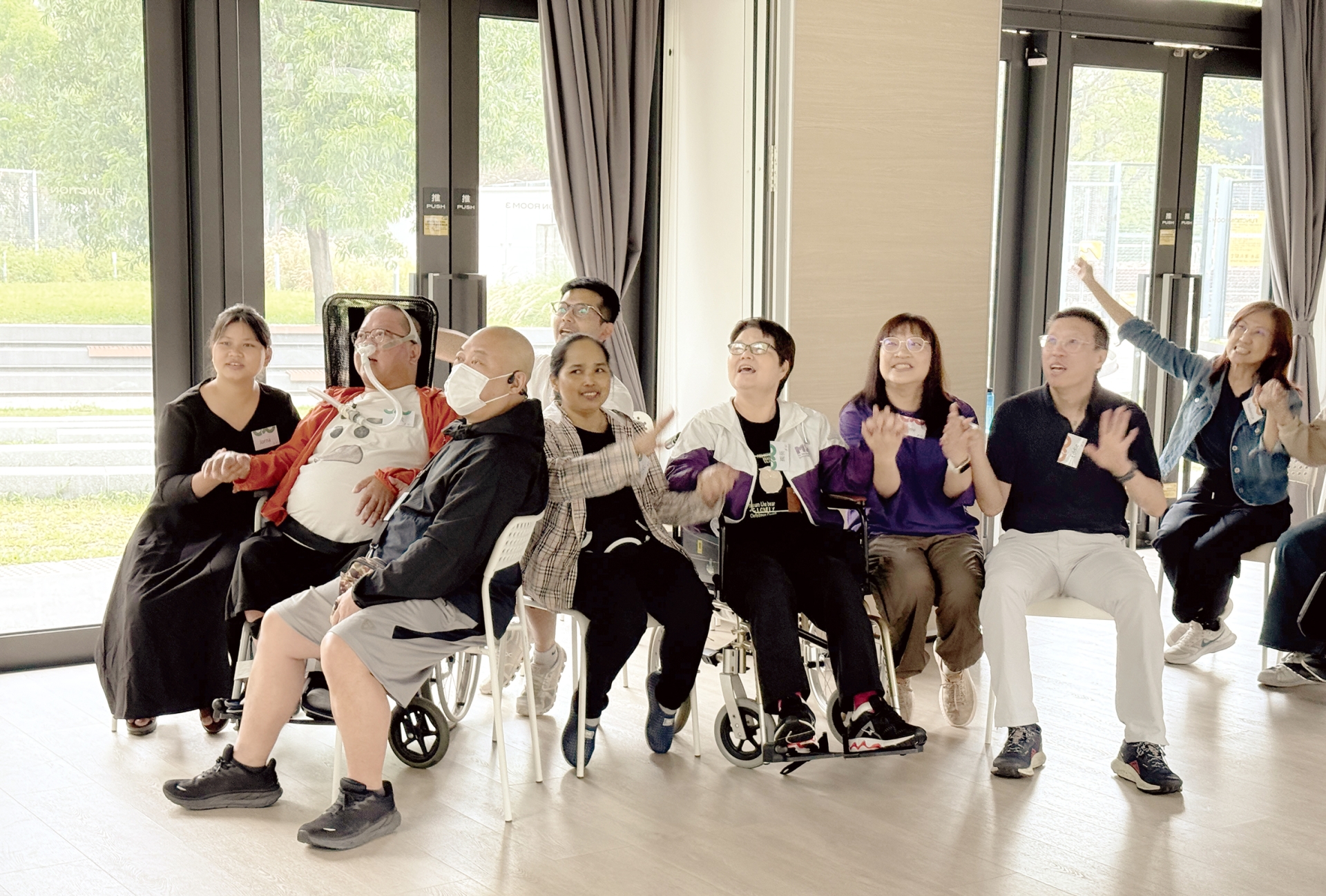 The programme organises gatherings and community activities to enable MND patients to connect and support one another, achieving self-help and mutual assistance.